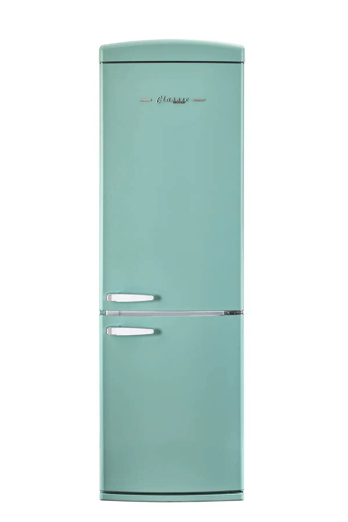 Unique 12 Cu/Ft 340L Classic Retro Bottom Mount Refrigerator