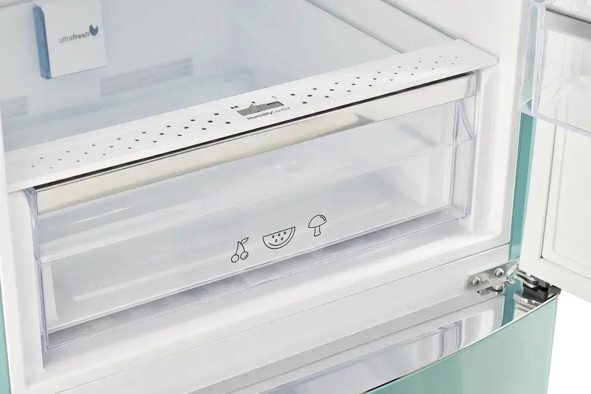 Unique 12 Cu/Ft 340L Classic Retro Bottom Mount Refrigerator