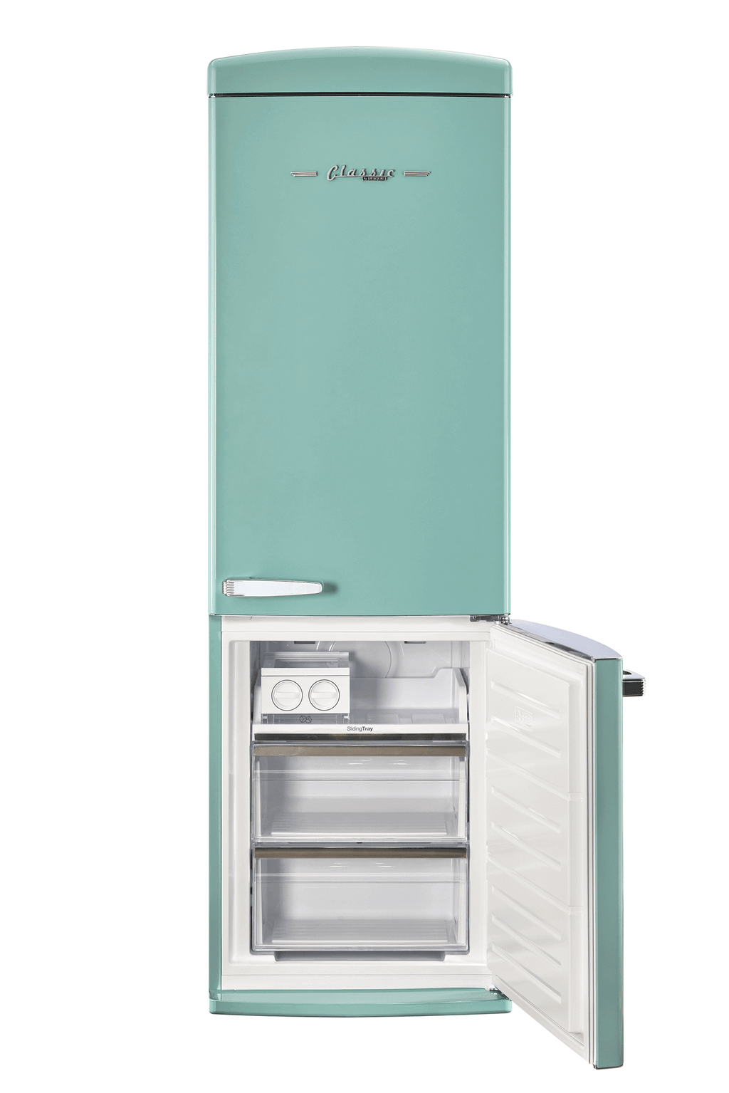 Unique 12 Cu/Ft 340L Classic Retro Bottom Mount Refrigerator
