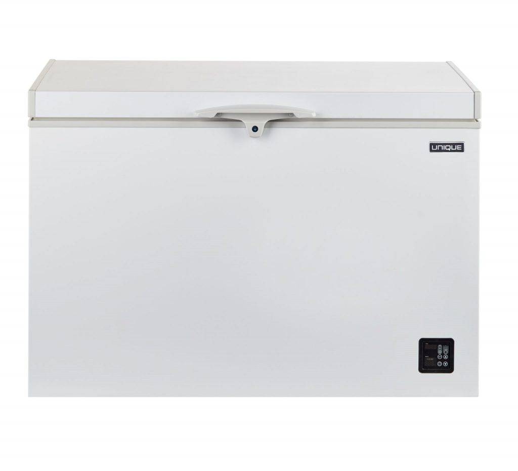 Unique 9.3 Cu/Ft Solar Powered DC Chest Freezer - White