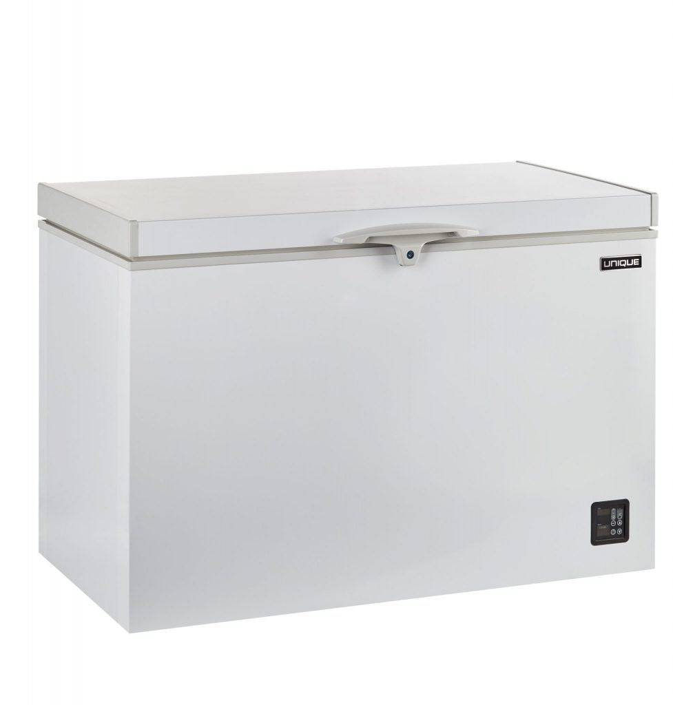 Unique 9.3 Cu/Ft Solar Powered DC Chest Freezer - White
