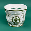 Vintage Green Ceramic Candy Jar