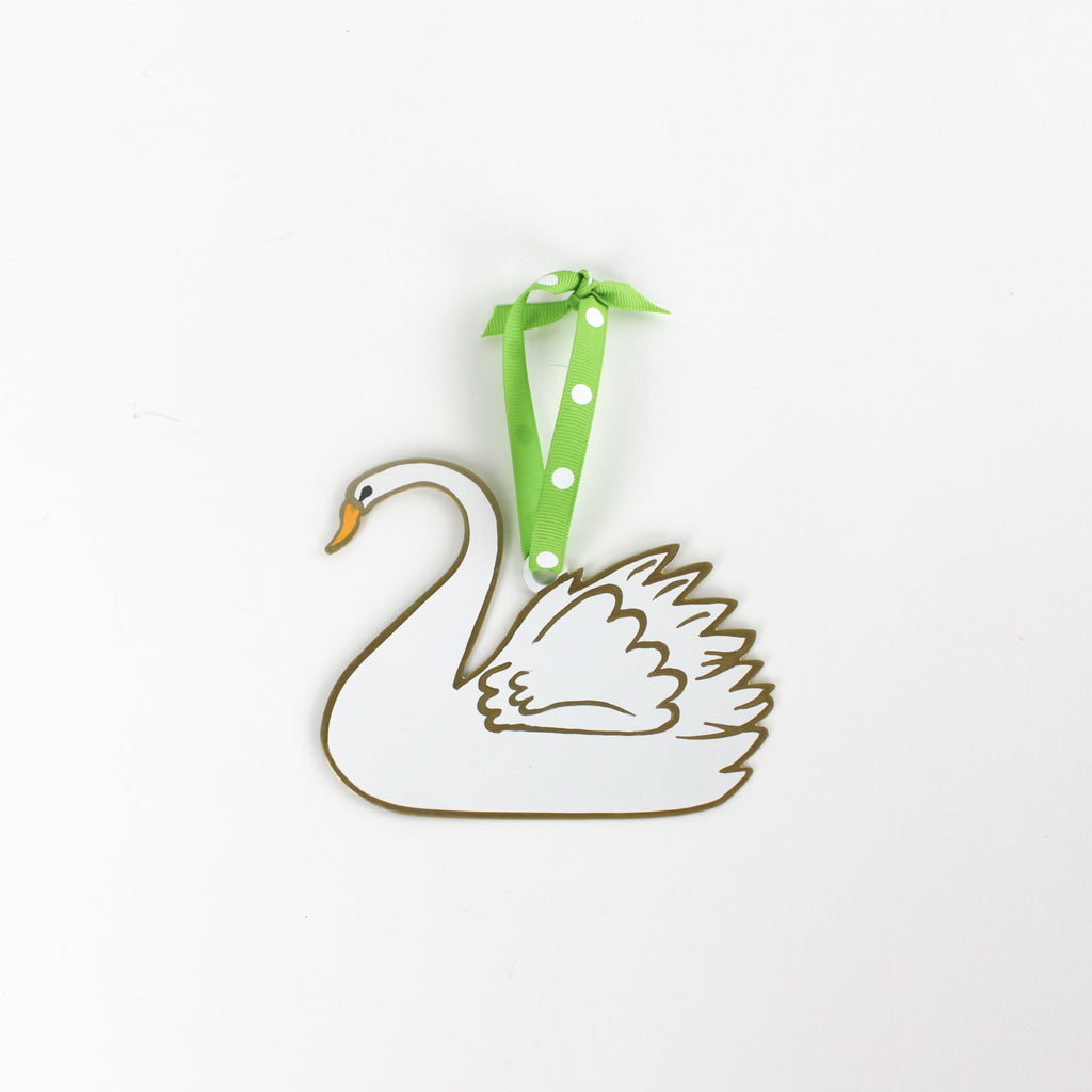 Hand-Painted Animal Christmas Ornaments, Set of 5